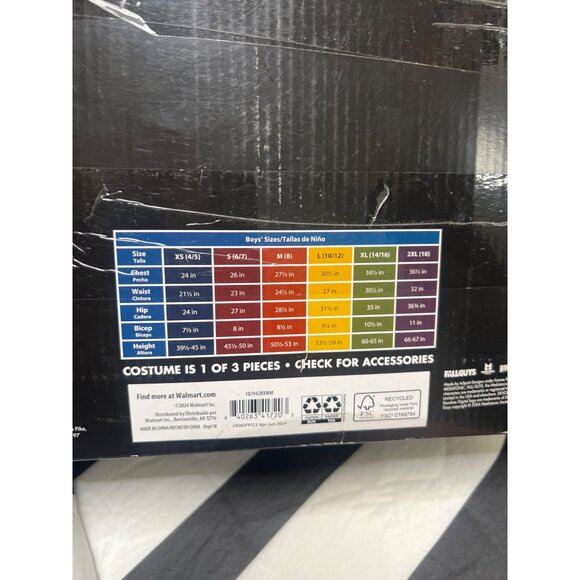 Skelly Halloween Costume Kids Size XL 14-16 Years - Picture 4 of 6